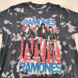Ramones Band Crew Neck Short Sleeve Graphic T Shirt Mens Size Medium M Black